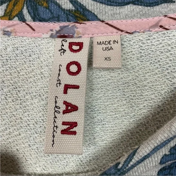 Anthropologie Dolan Left Coast Tagawa Gray
Floral Blouson Sleeve Sweatshirt - Picture 11 of 12